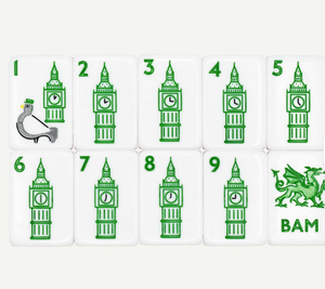 London Calling Luxury Mahjong Tiles Acrylic Eco-Friendly 4 Player Handmade Portable Game Set for Home Casino Club <b>Entertainment</b> - Product Image 2