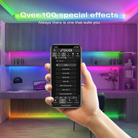 GLEDOPTO-Controlador de tira WLED, luz LED de más de 100 modos de iluminación dinámica, control de aplicación WiFi DIY 800 IC para Magic RGB