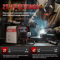 ANDELI 110V/220V MIG-135 Plus Machine à souder MIG/MMA/TIG Lift LED
