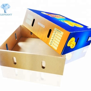 New Design Custom Folding <b>Large</b> Corrugated Paper Fruit <b>Packing</b> Cartons - Product Image 6