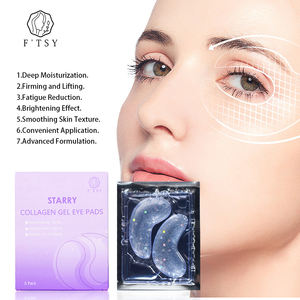 Private LabelOem Odm Parches para los ojos Etiqueta privada Aliviar el envejecimiento Bolsas para los ojos Ácido hialurónico Estrella Colágeno Debajo de <span class=keywords><strong>las</strong></span> máscaras para los ojos - Product Image 3