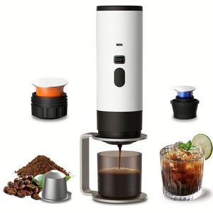 Cross-border Portable Capsule Coffee Machine American Style Espresso Electric Home <b>Small</b> Heating Pump Pressure Coffee Machine - Product Image 1