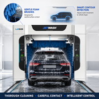 Machine de lavage de voitures automatique à grande vitesse avec 3 brosses, fabriquée sur mesure par une usine ISO, pour les entreprises de lavage de voitures