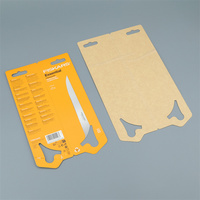 Vente en gros de cartes à insertion blister en carton à impression coulissante Cartes papier à impression personnalisée pour l'emballage des produits
