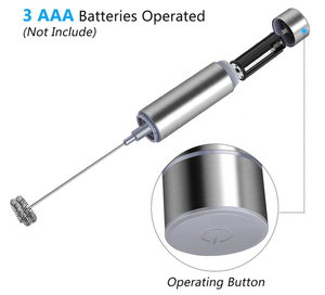Tek ve çift yaylı çırpma süt köpürtücü el kahve elektrikli süt köpürtücü süt köpürtücü - Product Image 3