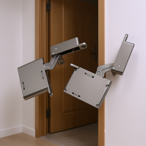 Bisagras Empotradas para Puerta, 105 Grados, Silenciosas, de Aluminio, Ajustables, Diseño Minimalista Oculto, con 1 Año de Garantía - Product Image 2