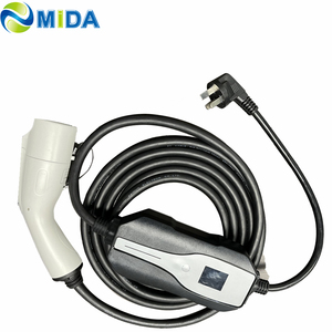 <span class=keywords><strong>Chargeur</strong></span> portable 6A-16A Niveau 2 Mode 2 GBT, station de charge AC réglable avec prise Schuko - Product Image 1