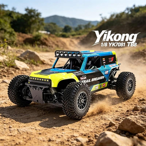 รถบังคับวิทยุ YIKONG YK7081 TB8 1/8 TRAIL BREAKER 4S Brushless รุ่นรถบรรทุกสำหรับวิ่งบนพื้นทราย ของเล่นสำหรับเด็กและผู้ใหญ่ พร้อมเล่น ระยะควบคุม 100 เมตร โครงสร้างโลหะ - Product Image 3