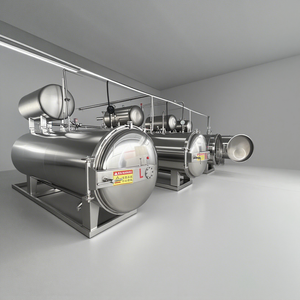 Esterilizador en autoclave/retorta de grado militar para alimentos enlatados y carne de res, esterilización de <span class=keywords><strong>spam</strong></span>, equipo esterilizador de alimentos - Product Image 2