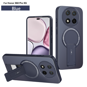 Funda Protectora con Soporte de <span class=keywords><strong>Fibra</strong></span> de Carbono Lichicase para Honor X8D Magic8 Pro, TPU+PC, Antigolpes - Product Image 5