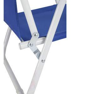 Chaise de plage pliable pour adultes, chaise de plage légère avec bretelles, chaises de plage à dossier haut avec accoudoirs rigides - Product Image 5