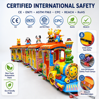 Train sur rail pour enfants, jeux et manèges d'extérieur pour centres commerciaux et parcs d'attractions, à vendre