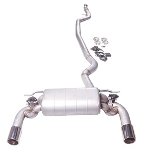 Tuyau d'échappement adapté aux BMW 435i 440i F32 F33 F36 3.0T B58 N55 304SUS, système d'échappement sport arrière, avec silencieux et embout d'échappement - Product Image 1