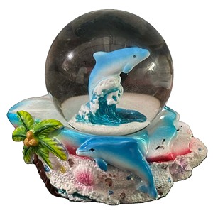 Fabbrica Design personalizzato simpatico globo di acqua animale spiaggia Souvenir turistico in resina lucertola tartaruga marina Florida globo di neve - Product Image 3