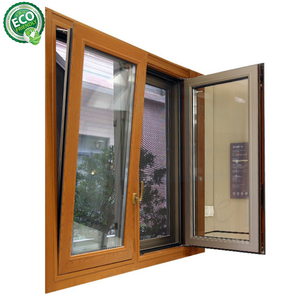 Nfrc Thermal Break Aluminum Alloy Tilt Turn <b>Windows</b> Double Glazed Energy Efficient Soundproof Inward <b>Window</b> - Product Image 3