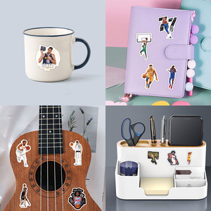 50 Uds <span class=keywords><strong>NBA</strong></span> Basketball Star álbum <span class=keywords><strong>de</strong></span> recortes Graffiti DIY pegatinas taza decorativa guitarra portátil equipaje vinilo pegatinas impermeables - Product Image 4