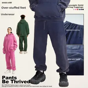 <span class=keywords><strong>Skye</strong></span> hommes 2025 automne à la mode marque lavé veste costume 100% coton lourd surdimensionné Cardigan à capuche sweat coupe ample - Product Image 2