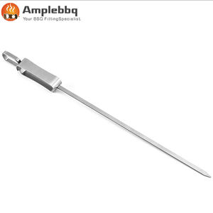 Easy Storage Sliding Design 6-pcs Kebab Skewers With Nice Flannelette Bag - Product Image 4