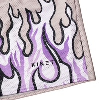 Shorts de basketball rétro pour hommes, personnalisés par sublimation, en polyester imprimé, style vintage, double maille, motif flamme, vente en gros KL599