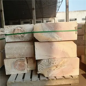 Wieder verarbeiteter Abfall-AZS-Block, gebrauchte feuerfeste AZS-Block steine, die im Glasofen verwendet werden