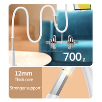 Long bras flexible réglable pour téléphones portables et tablettes support générique de bureau paresseux