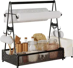 Gebruiksvoorwerp Grill Specerij Bbq & Picknick Caddy Gebruiksvoorwerp Houder Voor Feest Picknick Bestek Caddy Met Handvat