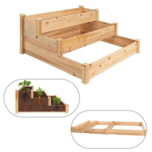 Lit <span class=keywords><strong>surélevé</strong></span> de <span class=keywords><strong>jardin</strong></span> en bois à 3 niveaux Lit <span class=keywords><strong>surélevé</strong></span> de <span class=keywords><strong>jardin</strong></span> Lit potager à fleurs <span class=keywords><strong>surélevé</strong></span> - Product Image 3