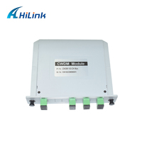 Fibre unique 3CH CWDM Mux Demux 1490nm 1510nm 1550nm peut longueur d'onde et connecteurs personnalisés