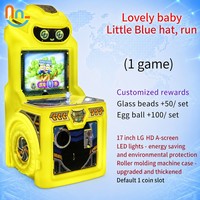 Joy2fun Machine de jeu interactive pour enfants, design robot, à monnayeur, écran LCD, pour aires de jeux et centres de jeux