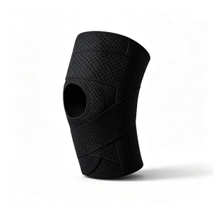Más vendido: Rodillera de silicona con correa para protección de lesiones rotulianas, para correr, montañismo, <span class=keywords><strong>menisco</strong></span> y articulaciones - Product Image 6