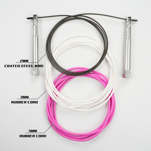 <span class=keywords><strong>Cuerda</strong></span> <span class=keywords><strong>de</strong></span> Saltar Rápida YUEDONG con Mango <span class=keywords><strong>de</strong></span> Aluminio y Cable <span class=keywords><strong>de</strong></span> Acero Ajustable para Fitness, Boxeo, Gimnasio y Crossfit - Product Image 4