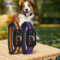 Clôture Électrique Sans Fil Réglable et Sûre pour Chiens, Étanche IPX6, avec Récepteur Rechargeable, pour Entraînement Extérieur et Containment des Animaux