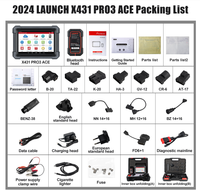 Launch X431 PRO3 ACE FD & DOIP Herramienta de diagnóstico bidireccional Máquina en línea ECU Codificación OBD2 Escáner Herramienta de escaneo Obd-ii profesional