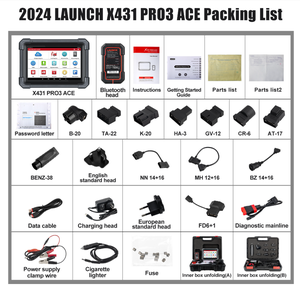 Launch X431 PRO3 <span class=keywords><strong>ACE</strong></span> FD & DOIP Outil de diagnostic bidirectionnel Machine en ligne ECU Codage OBD2 Scanner Professional Obd-ii Scan Tool - Product Image 5