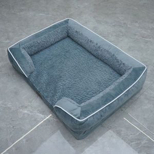 Luxuriöses, Superweiches und Bequemes Winter-Haustierbett mit Abnehmbarem Samtbezug, Rutschfestes Orthopädisches Hunde- & Katzensofa - Product Image 3