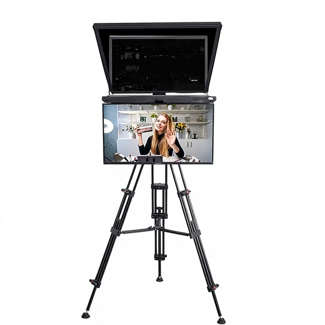 JiaShiYing TZ20 20-inch Smart Teleprompter Large Screen USB-drive Compatible DSLR Smartphone Cameras Online Use Made China