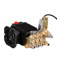Pompe à eau haute pression Total Stop pour nettoyeur haute pression, pompe à piston en laiton pour lavage de voiture, pompe à piston céramique 100 bars 1450 tr/min 2800 tr/min