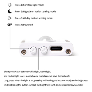 Lámpara de noche con <span class=keywords><strong>sensor</strong></span> de movimiento de pared magnética recargable por USB, luz de armario bajo luces Led para gabinete - Product Image 5