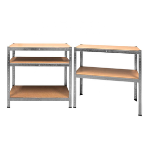JDS-5 Layer Industrial Steel Boltless Corrosion 265 KGS Warehouse Rack Shelving Powder Coated Galvanized Home Tool Storage - Product Image 2