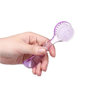 Wholesale Private Label <b>Long</b> <b>Handle</b> Plastic Nylon Nail Dust Cleaning <b>Brush</b> Remove Dusting <b>Brush</b> With Lid - Product Image 6
