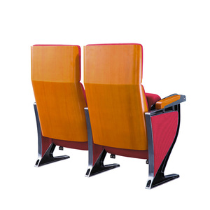 Silla de Teatro Nacional Industry 2816, Tapizada en Tela Roja, Asiento en Fila para Salas de Conciertos, Cines y Auditorios - Product Image 1