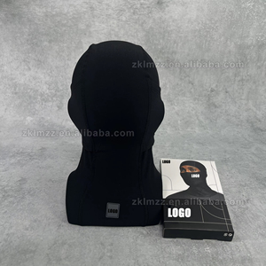 2026 Fabrik-Sonderanfertigung Vollgesichts-Sturmhaube Pro Skimaske Schwarz Gestrickt Winter Radfahren Professionelle Atmungsaktive Sport-Unisex - Product Image 4