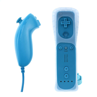 Control Remoto Nunchuck para Nintendo Wii, Gamepad con Sensor de Movimiento Plus Integrado para Wii U