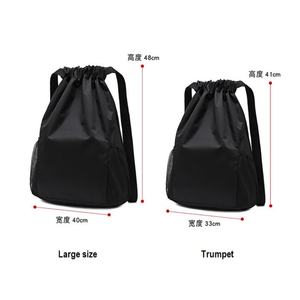 Lightweight New Large Capacity <b>Waterproof</b> Polyester Drawstring Gym <b>Bag</b> with 20-38L Folding Design for Cycling and Sports - Product Image 2