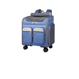 Carrito para Perros con Ruedas Extraíbles, Aprobado por Aerolíneas, Fabricado por BSCI Factory, Fabricante OEM, Carrito para Gatos Oxford - Product Image 2