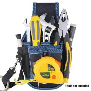 OEM/ODM Waterproof Electrician <b>Tool</b> <b>Belt</b> Pouches 5-9 Pockets Adjustable Strap High-Capacity Multi-Compartment Organizer Outdoor - Product Image 3