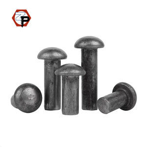 Din660 M3 M4 M5 M6 M8 M10 M12 M16 gb867 sắt đồng bằng màu thép nấm đầu đinh tán cốc tròn đầu đinh tán rắn - Product Image 2