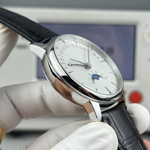 Reloj multifunción de alta calidad para hombre con fase lunar blanca: reloj mecánico de lujo, estilo empresarial y resistente al agua - Product Image 6