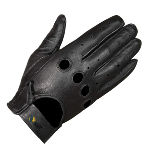 Logo personnalisé Vente en gros 5 Gants en cuir de motard de cyclisme général respirants résistants aux chocs Gants en cuir avec logo personnalisé - Product Image 3