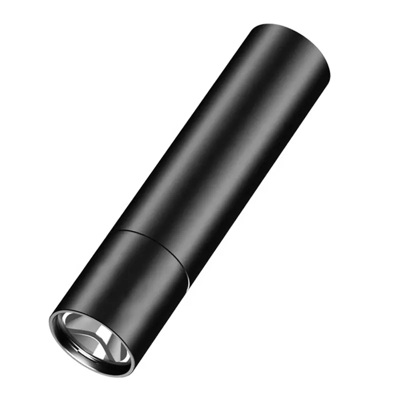 Pocket EDC Flashlight Aluminum Body Battery Power LED Flashlight Zoom Focus LED Torch 5W 3.7V USB Rechargeable Comping Light